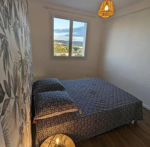 Apartment - Vue Imprenable Sur La Cite Medievale - Parking Gratuit - Climatise